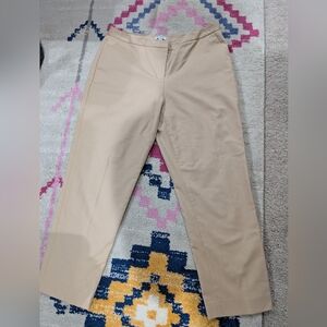 Susina Cropped Khaki Dress Pants - Women's Size 10